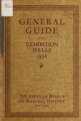 General Guide to the Exhibition Halls of the American Museum of Natural History