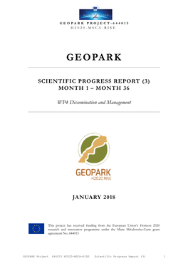 Geopark Project- 644015 H2020- Msca- Rise