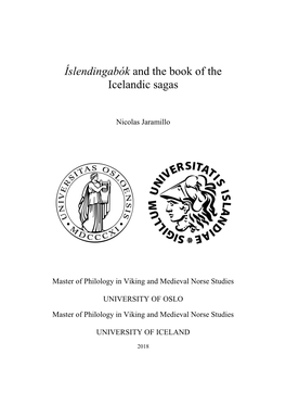 Íslendingabók and the Book of the Icelandic Sagas