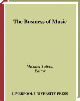 Talbot (Ed.)-The Business of Music.Pdf