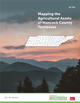 Mapping the Agricultural Assets of Hancock County Tennessee