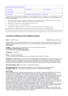 Arundel to Midhurst (The Midhurst Way)