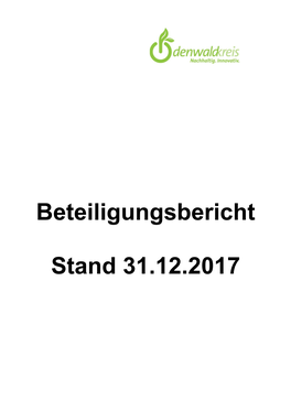 Beteiligungsbericht Stand 31.12.2017