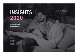 INSIGHTS 2020 Traditional TV and Streaming