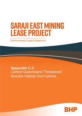 Saraji East Mining Lease Project Environmental Impact Statement