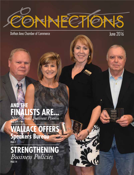 CONNECTIONS Connectionsdothan Area Chamber of Commerce June 2016