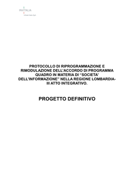 Progetto Definitivo Lombardia Nuovo101109