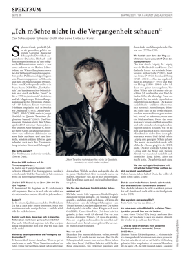 Ein Interview Mit Sylvester Groth in Der «Zeit