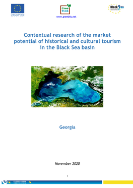Contextual Research of the Market Potential of Historical and Cultural Tourism in the Black Sea Basin