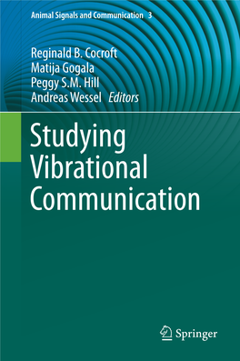 Studying Vibrational Communication Eds