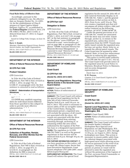 Federal Register/Vol. 78, No. 125/Friday, June 28, 2013/Rules