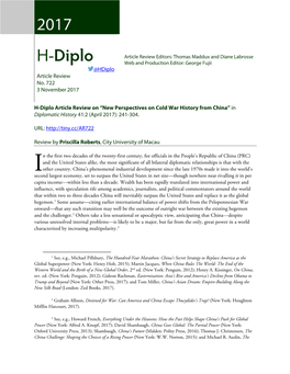 H-Diplo Article Revew