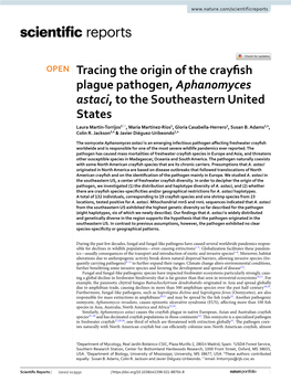 Tracing the Origin of the Crayfish Plague Pathogen, Aphanomyces