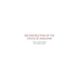 Reconstruction of the Castle of Avigliana