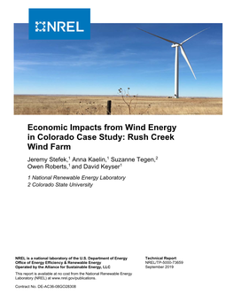 Rush Creek Wind Farm