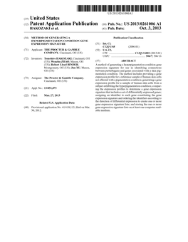 (12) Patent Application Publication (10) Pub. No.: US 2013/0261006 A1 HAKOZAKI Et Al