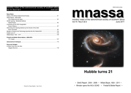 Hubble Turns 21