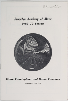 6 Brooklyn Academy of Music Merce Cunningham and Dance Company
