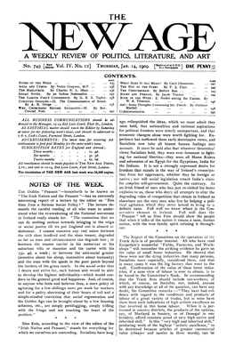 Vol. 4 No. 12, January 14, 1909
