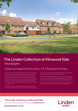 The Linden Collection at Kilnwood Vale Horsham 2 Bedroom Apartments and 2, 3 & 4 Bedroom Homes