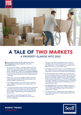 A Tale of Two Markets a Property Glimpse Into 2020