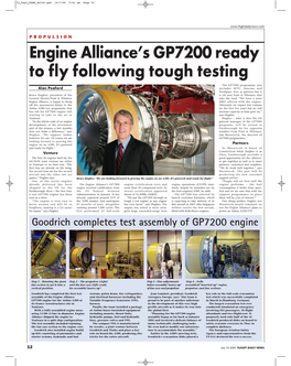 Engine Alliance's GP7200 Ready to Fly Following Tough Testing