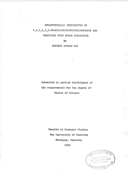 Kay Organometallic Derivatives.Pdf