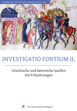 Investigatio Fontium Ii