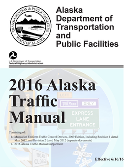 Alaska Department of Transportation and Public Facilities 2016 Alaska