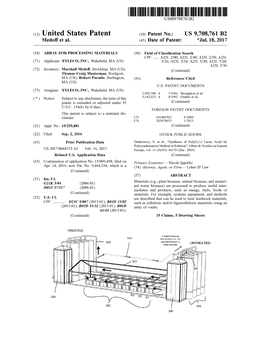(12) United States Patent (10) Patent No.: US 9,708,761 B2 Medoff Et Al