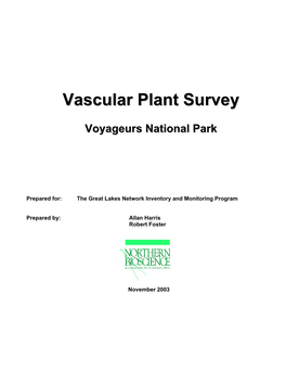 Vascular Plant Survey