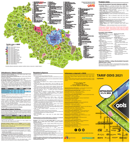 TARIF ODIS 2021 XXL Na Všech Linkách ODIS