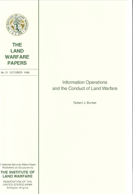 The Land Warfare Papers