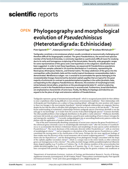 Phylogeography and Morphological Evolution of Pseudechiniscus