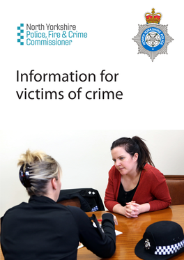 Booklet – Information for Victims of Crime 2021