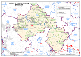 Wahl Zum 20. Deutschen Bundestag Wahlkreis 248 Bad Kissingen