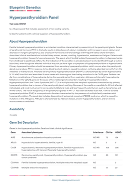 Blueprint Genetics Hyperparathyroidism Panel