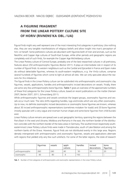 A Figurine Fragment from the Linear Pottery Culture Site of Horiv (Rivnens’Ka Obl