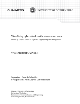 Visualizing Cyber Attacks with Misuse Case Maps Master of Science Thesis in Software Engineering and Management