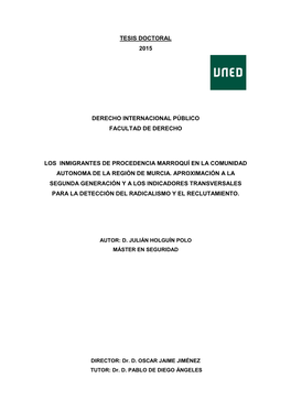 Tesis Doctoral 2015 Derecho Internacional Público