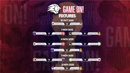 GAME on FIXTURES V7