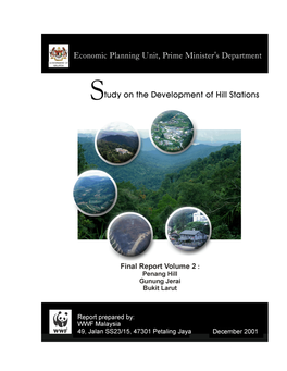 Study on the Development of Hill Stations Final Report II