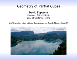 Geometry of Partial Cubes