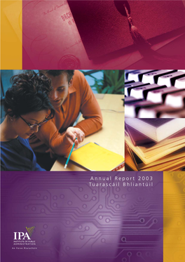 Annual Report 2003 Tuarascáil Bhliantúil