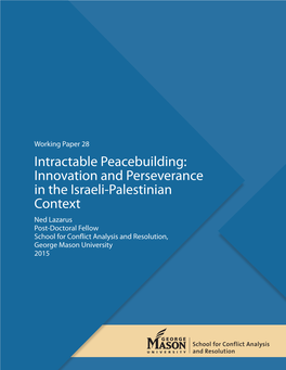 Intractable Peacebuilding