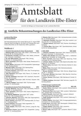 Für Den Landkreis Elbe-Elster