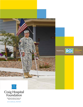 2013 Annual Report Roi: Involvement