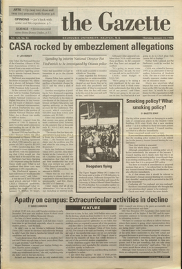CASA Rocked by Embezzlement Allegations