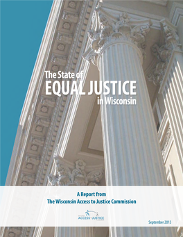 The State of Equal Justice in Wisconsin