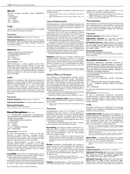 Profile Profile Uses and Administration Pharmacokinetics Adverse Effects